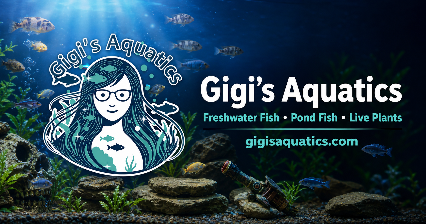 Gigi's Aquatics social media presence